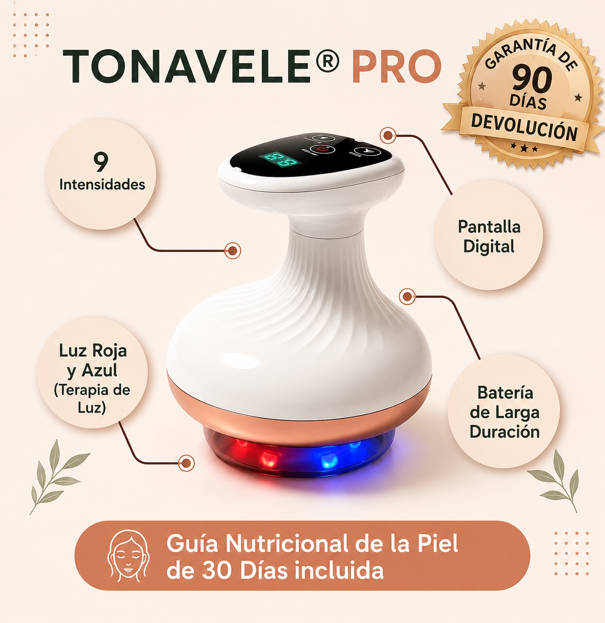 Tonavele® - Masajeador Anticelulítico